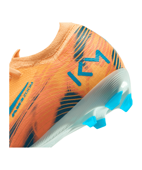Nike Jr Air Zoom Mercurial Vapor XVI Pro FG Kylian Mbappe Signature Kids Orange F801 - orange