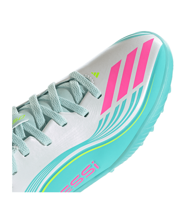 adidas F50 League TF Messi Aurora Radiante Kids Weiß - weiss