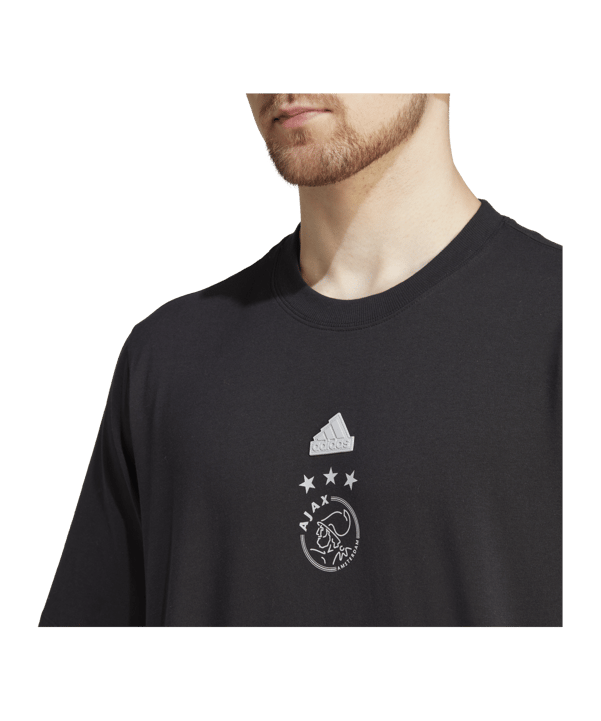 adidas Ajax Amsterdam Sweatshirt Schwarz - schwarz