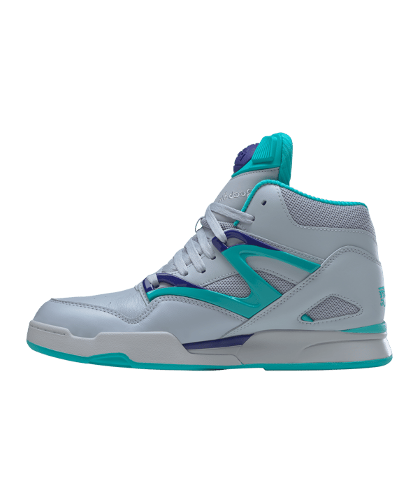 Reebok Pump Omni Zone II Weiss Blau Lila - weiss