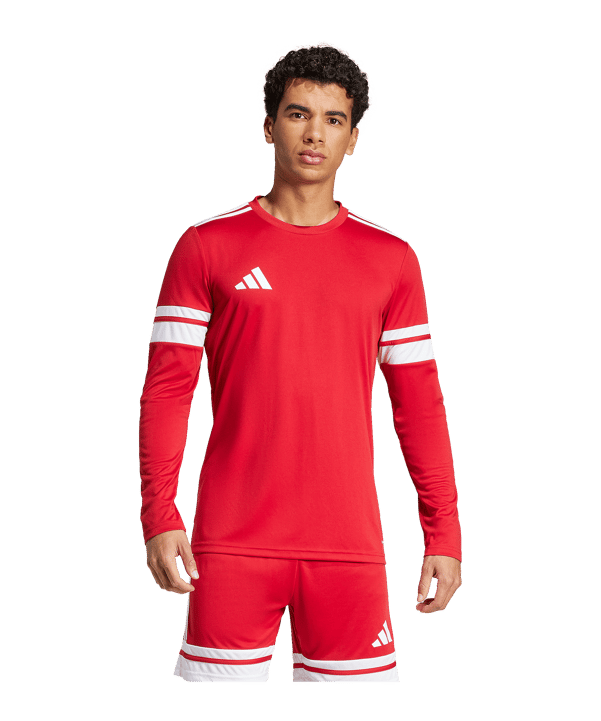 adidas Squadra 25 Trikot Langarm Rot - rot