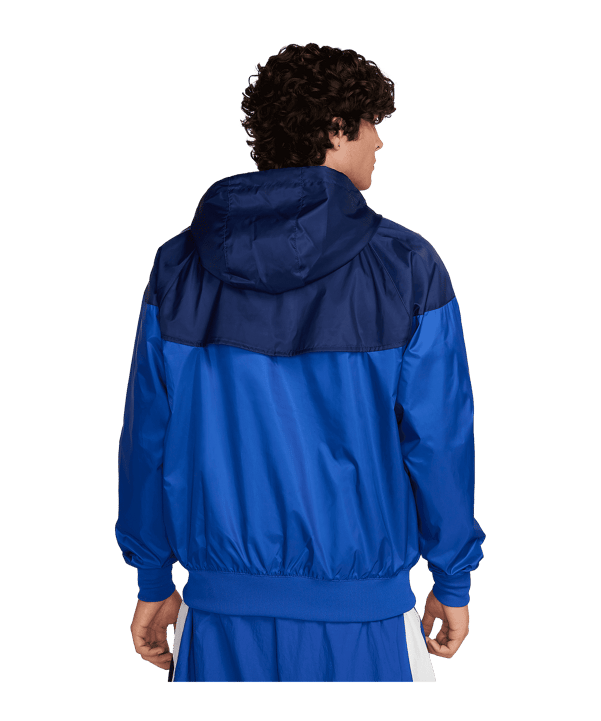 Nike Windrunner Kapuzenjacke Blau F481