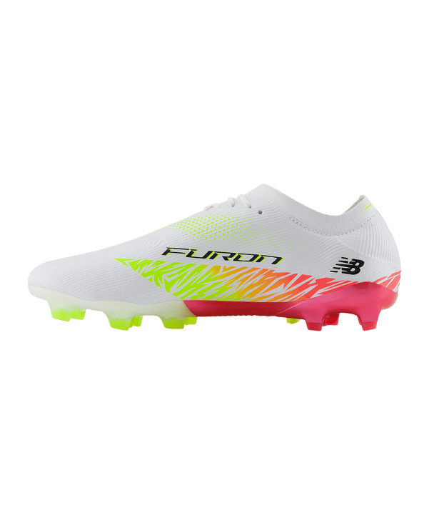 New Balance Furon Elite V8 FG Flash Point Weiss FIB8 - weiss