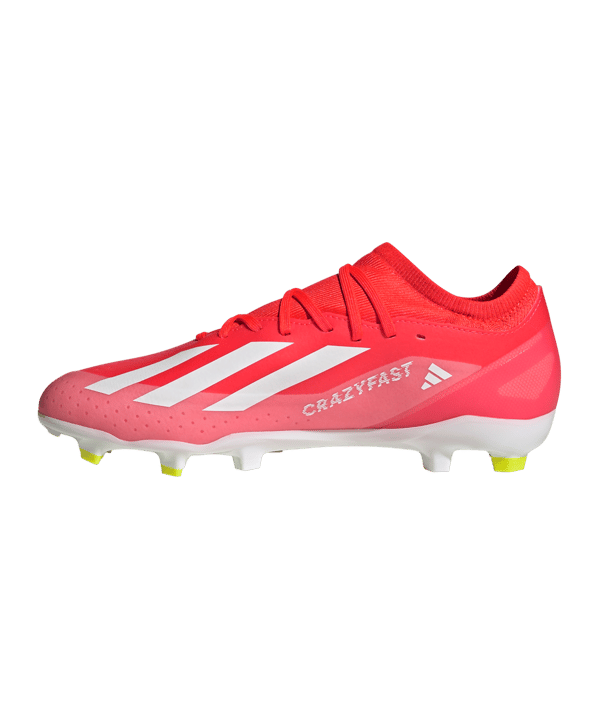 adidas X Crazyfast League FG Energy Citrus Rot Weiss Gelb - rot