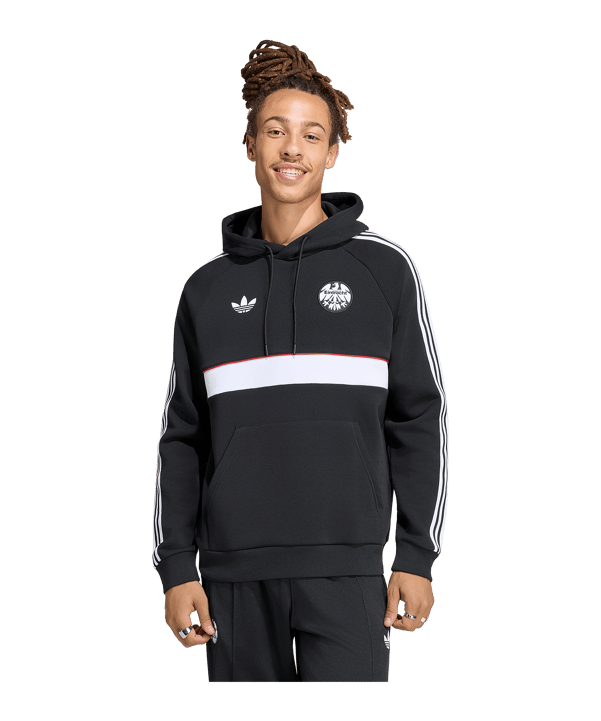 adidas Eintracht Frankfurt Originals Hoody Schwarz - schwarz
