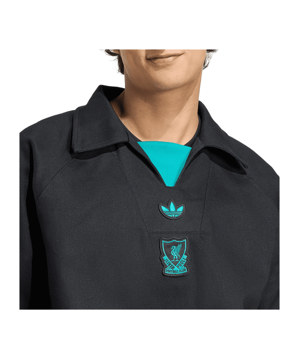 adidas FC Liverpool Icon Drill Sweatshirt Schwarz - schwarz