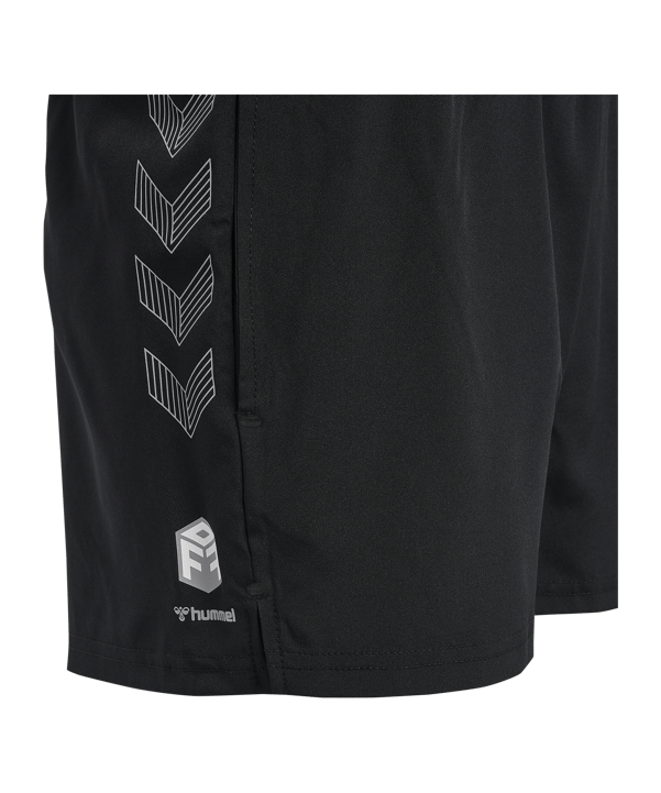 Hummel Move Grid Woven Short Damen Schwarz F2001 - schwarz