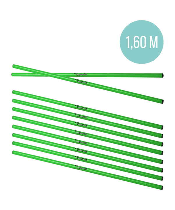 Cawila Trainingsstange L | 1,60m | Ø 25mm | Grün - gruen