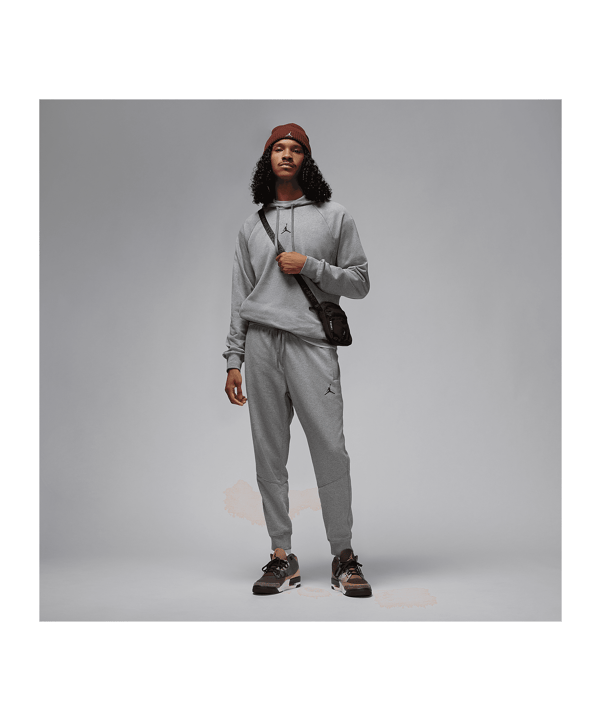 Jordan Crossover Fleece Jogginghose Grau F091 - grau