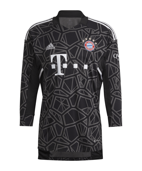 adidas FC Bayern München Torwarttrikot 2022/2023 Schwarz - schwarz