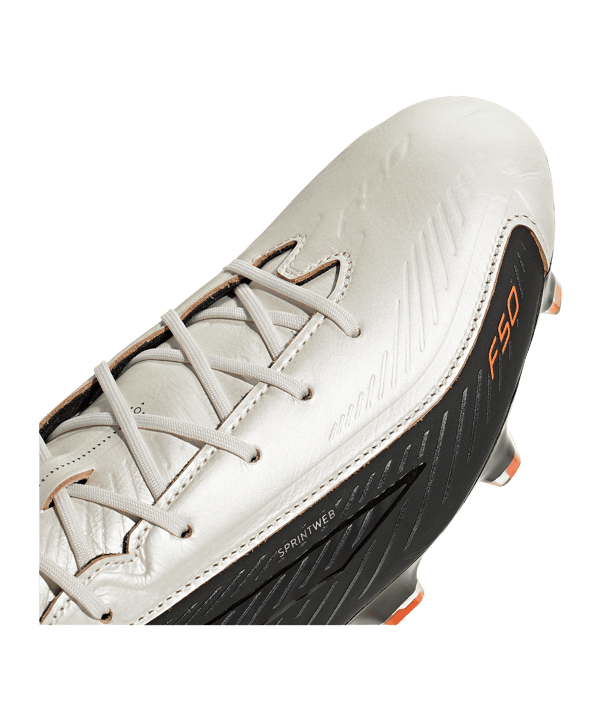 adidas F50 Elite Hyperfast FG Leather Tech Bianco - bianco