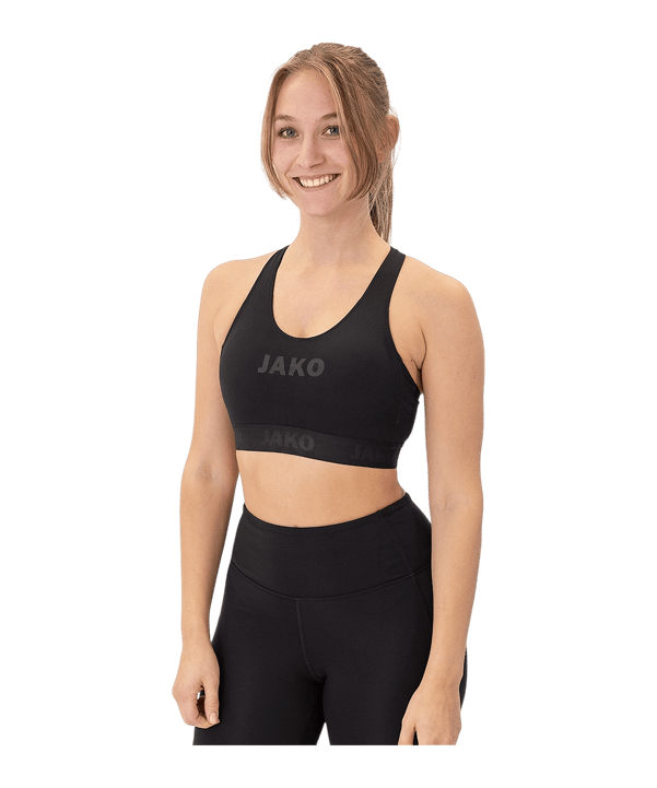 JAKO Bra Power Sport-BH Damen Schwarz F800 - schwarz
