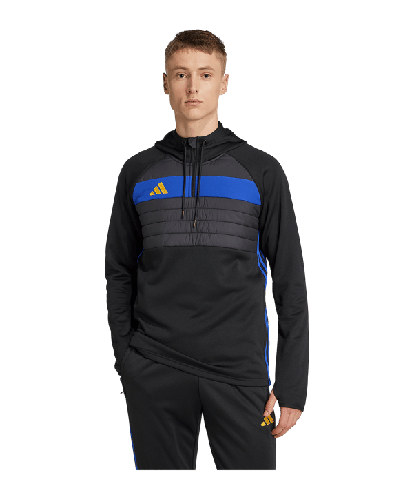 adidas Tiro25 Essentials Winterized Training Sweatshirt Schwarz - schwarz