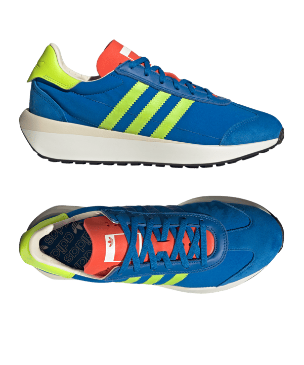 adidas Originals Country XLG Blau Gelb Rot - blau