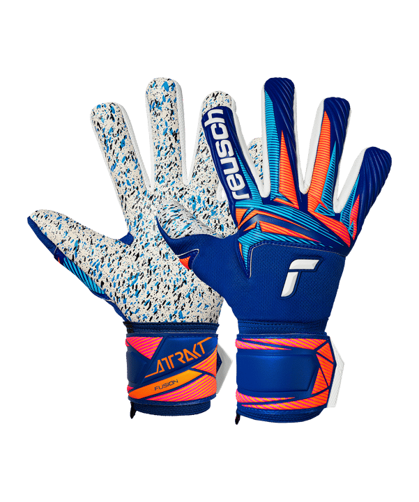 Reusch Attrakt Fusion NC Torwarthandschuhe Blau - blau
