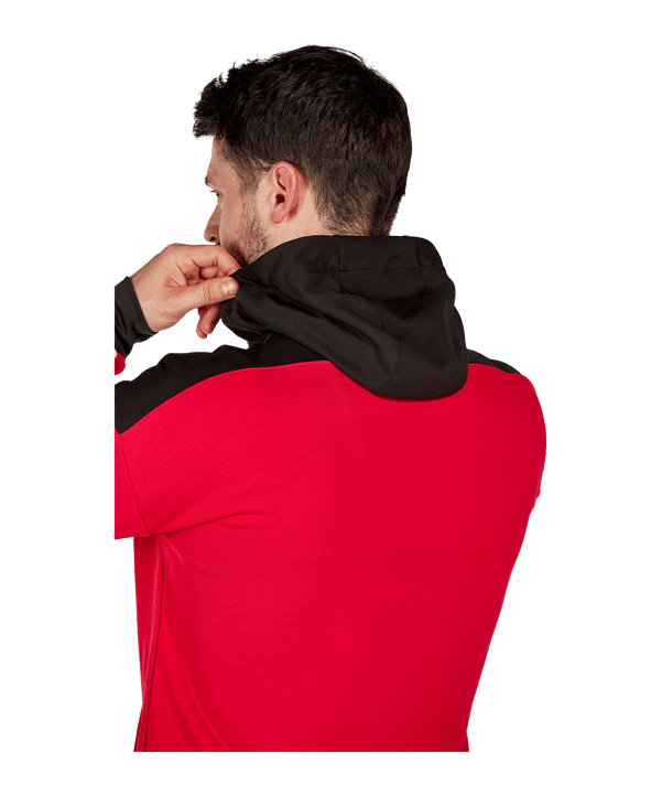 Erima Change by Kapuzenjacke Rot Schwarz - rot