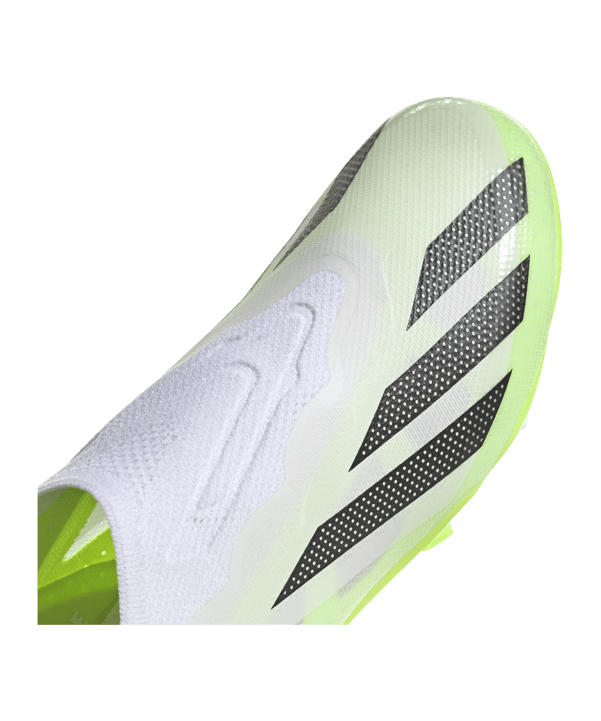 adidas X Crazyfast.1 LL FG Crazyrush Kids Weiss Schwarz Gelb - weiss