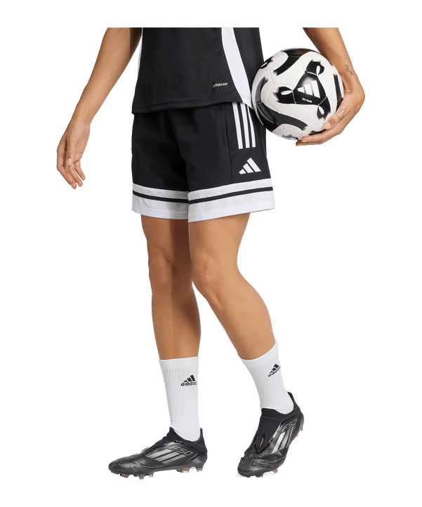 adidas Squadra 25 Short Damen Schwarz - schwarz