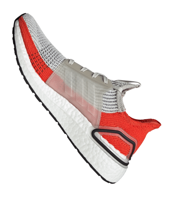 adidas Ultra Boost 19 Running Weiss Rot - weiss