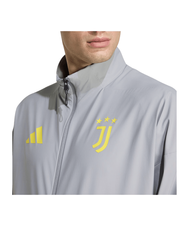 adidas Juventus Turin Anthem Jacke Grau - grau