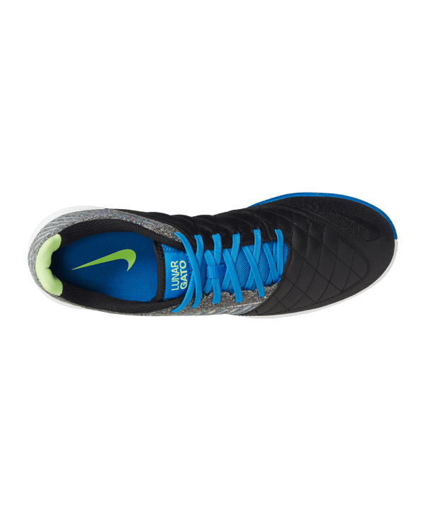 Nike Lunar Gato II IC Halle Weiss Schwarz F143 - weiss
