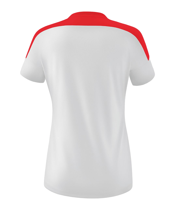 Erima Change by T-Shirt Damen Weiss Rot - weiss