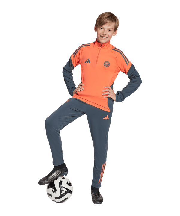 adidas FC Bayern München Trainingshose Kids Weiß - weiss