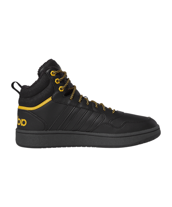 adidas Hoops 3.0 Mid Wtr Schwarz - schwarz