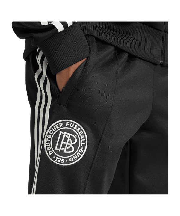 adidas Deutschland 125th Anniversary Jogginghose Schwarz - schwarz