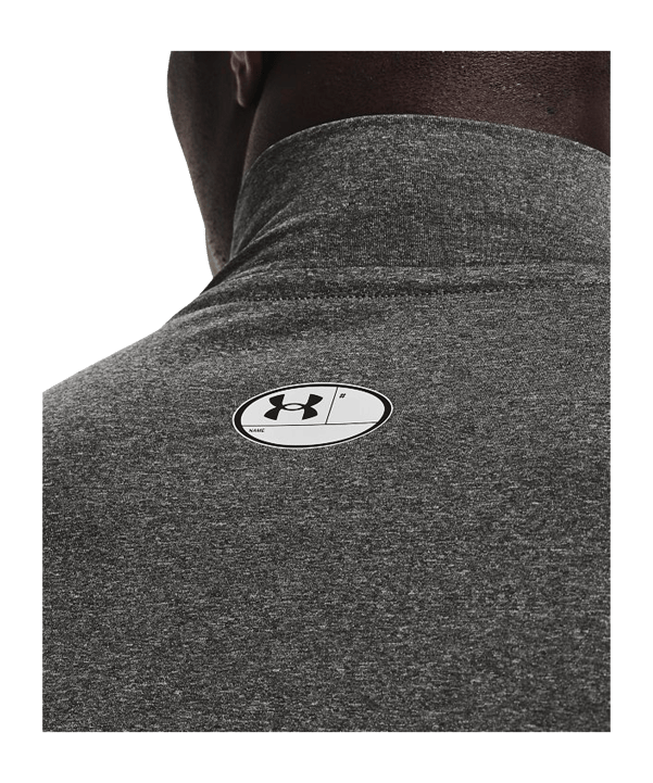 Under Armour Baselayer HG Comp Mock Longlseeve T-Shirt Grau F090 - grau