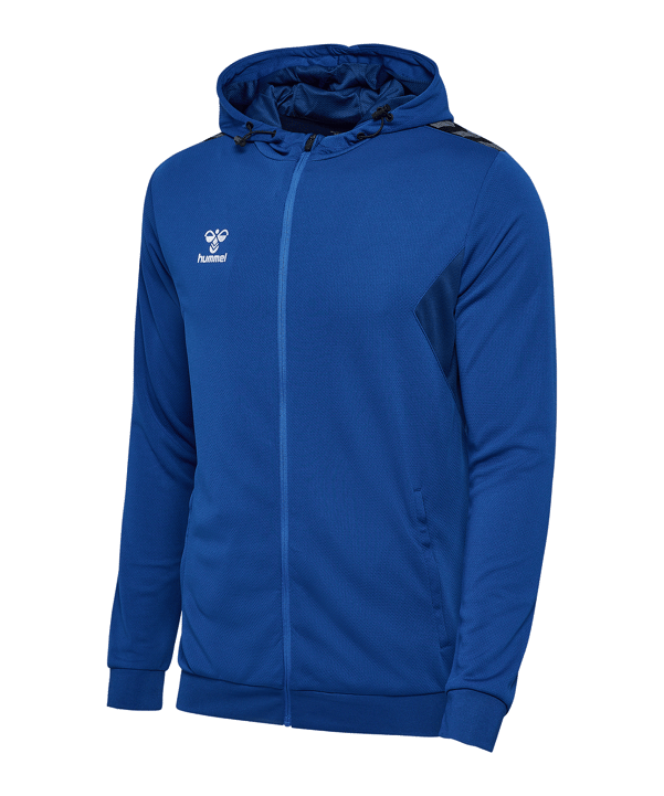 Hummel hmlAUTHENTIC PL Kapuzenjacke Blau F7045 - blau