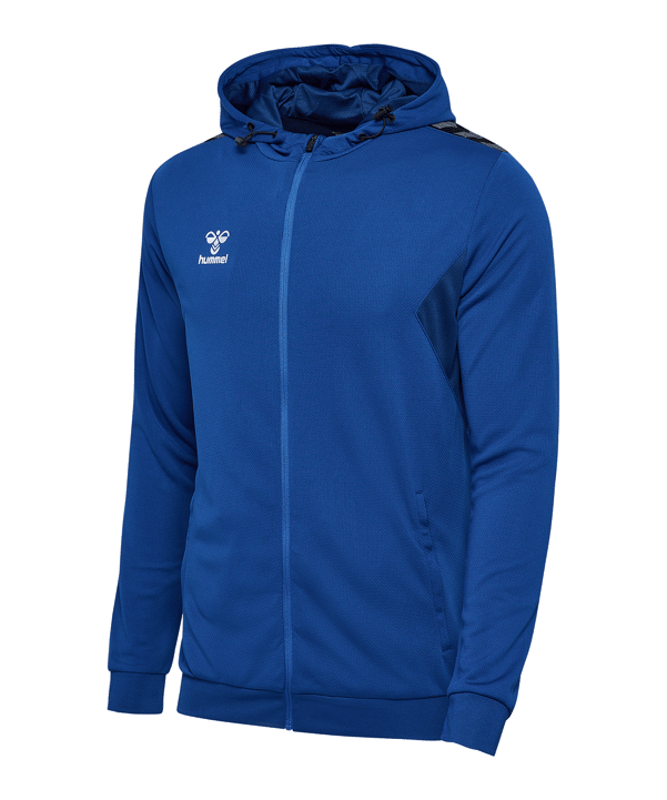 Hummel hmlAUTHENTIC PL Kapuzenjacke Blau F7045 - blau