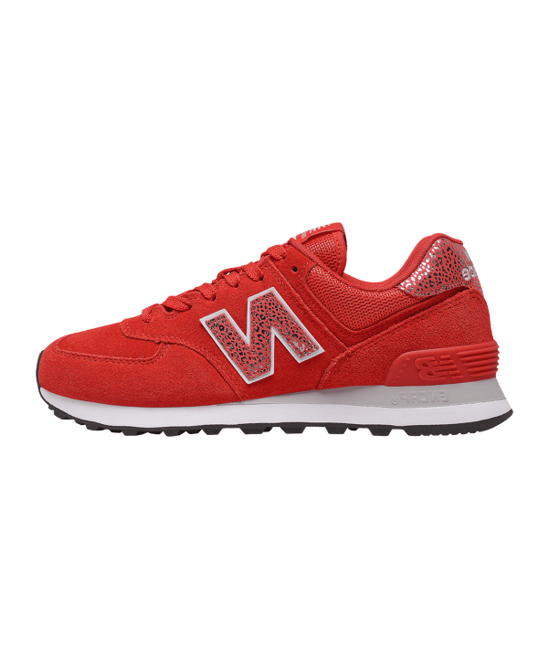 New Balance 574 Damen Rot Weiss FAR2 - rot
