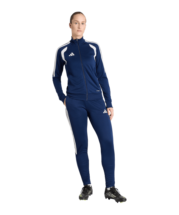 adidas Tiro 26 League Trainingshose Damen Dunkelblau - weiss