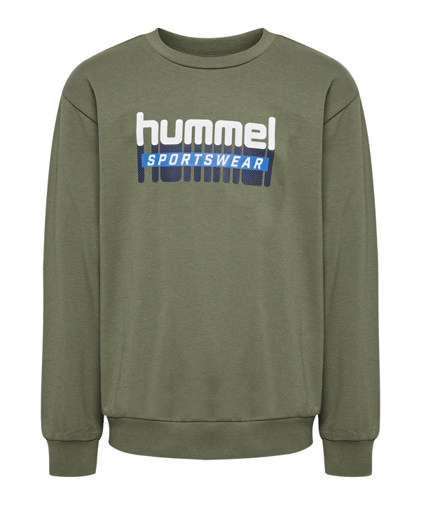 Hummel Sweatshirt Kids Grün F6002 - gruen