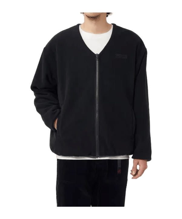 Gramicci Reversible Fleece Jacke Blau - blau