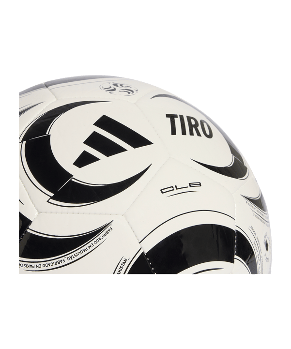 adidas Tiro Club Trainingsball Weiß - weiss