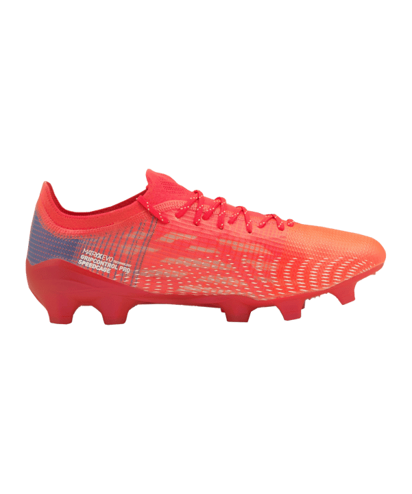 PUMA ULTRA 1.3 Faster Football FG/AG Rot Türkis Weiss F02 - rot