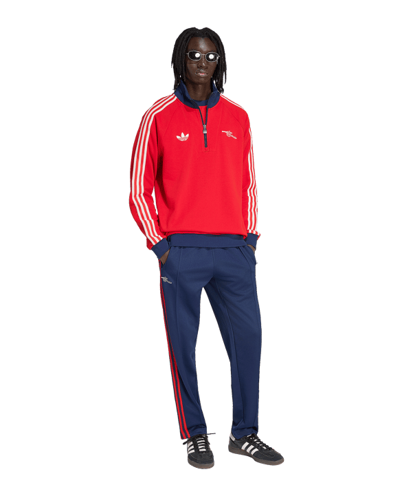 adidas FC Arsenal London Originals Zip Top Rot - rot