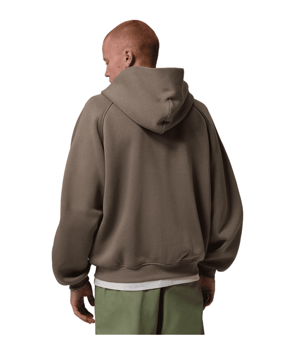 Jordan Brookyln Oversized Kapuzenjacke Braun