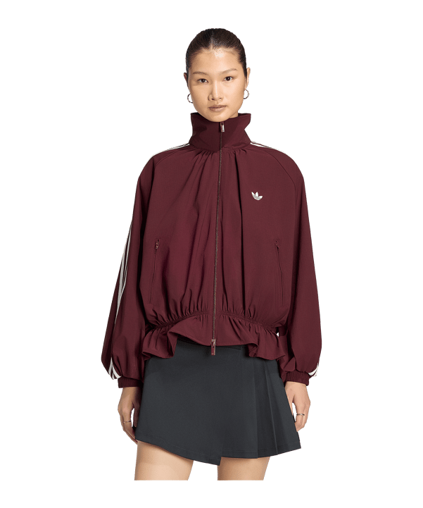 adidas Originals Blousy Oversized Giacca Donna Rosso - rosso