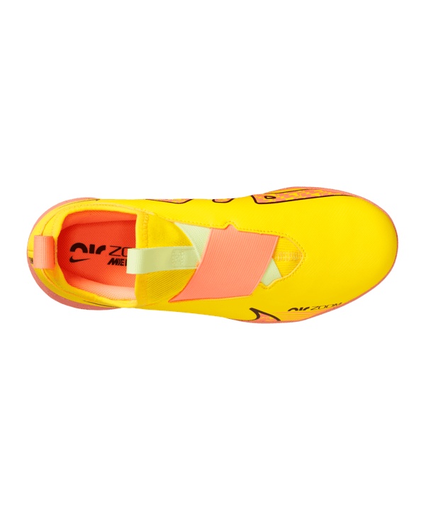 Nike Jr Air Zoom Mercurial Vapor XV Academy IC Halle Kids Gelb Lucent Rosa F780 - gelb