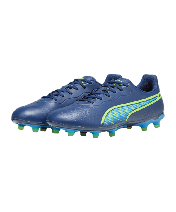 PUMA KING Match FG/AG Gear Up Blau Grün F02 - blau