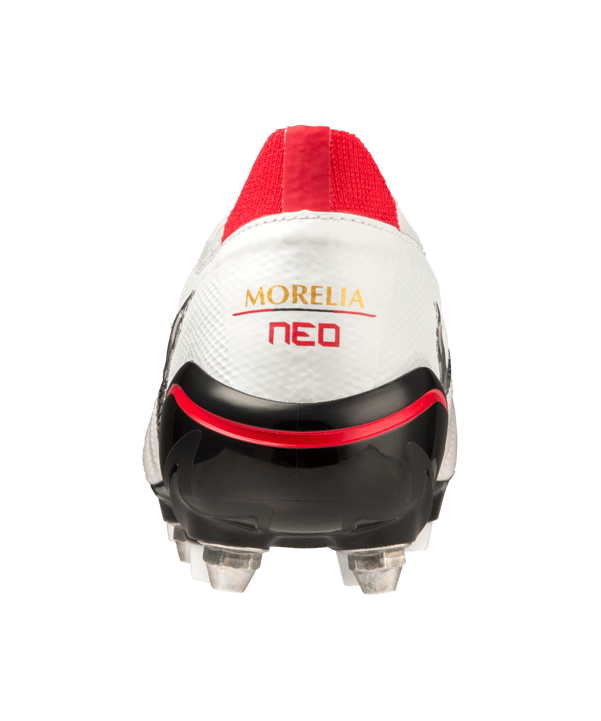 Mizuno Morelia Neo IV Made in Japan Mix Special Edition Weiss Schwarz Rot F09 - weiss