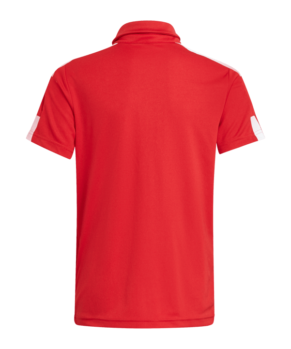 adidas Squadra 21 Poloshirt Kids Rot Weiss - rot
