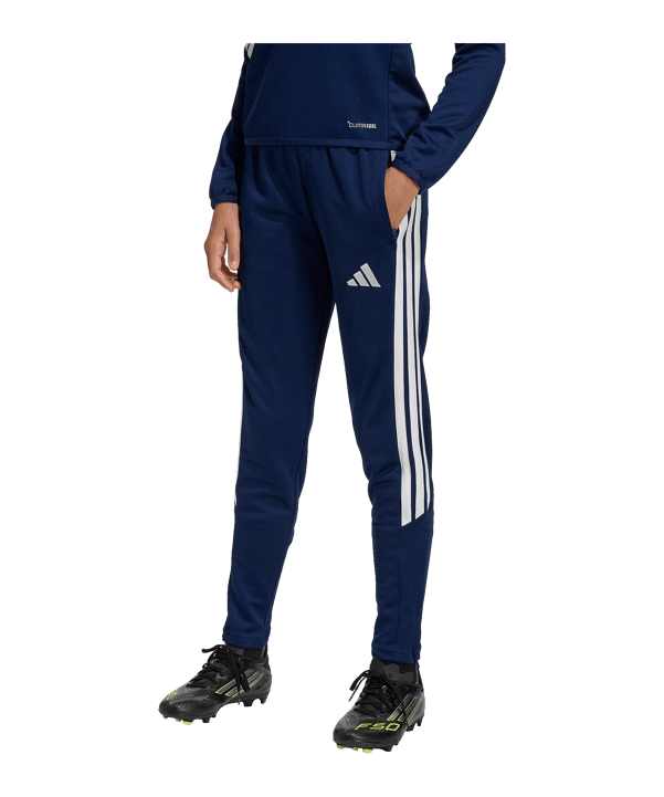 adidas Tiro 26 League Trainingshose Kids Dunkelblau - weiss