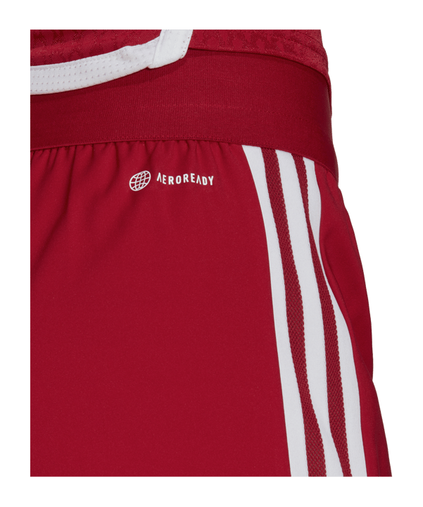 adidas Tiro 23 competition Match Short Damen Rot Weiss - rot