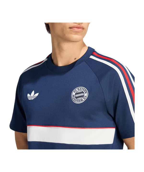 adidas Originals FC Bayern München T-shirt Blauw - blauw