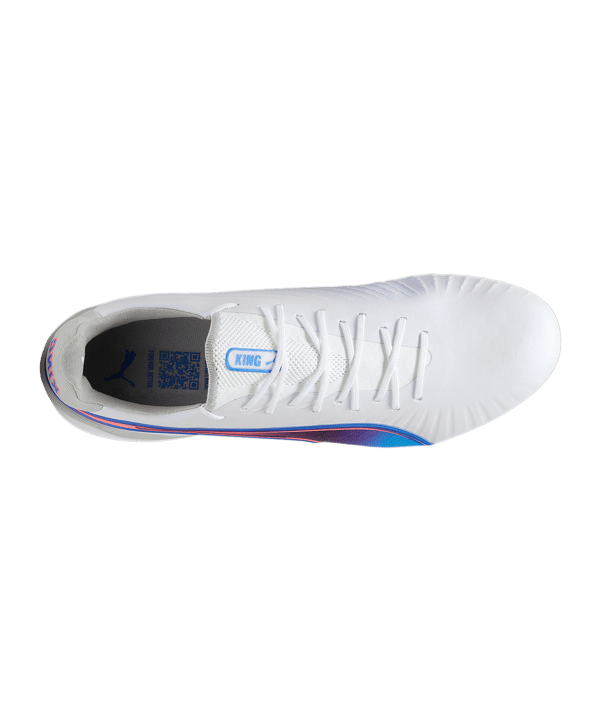 PUMA KING Ultimate MxSG Formula Weiss Blau F02 - weiss