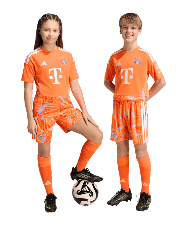 adidas FC Bayern München Torwartshort 2026/2027 Kids Orange - orange